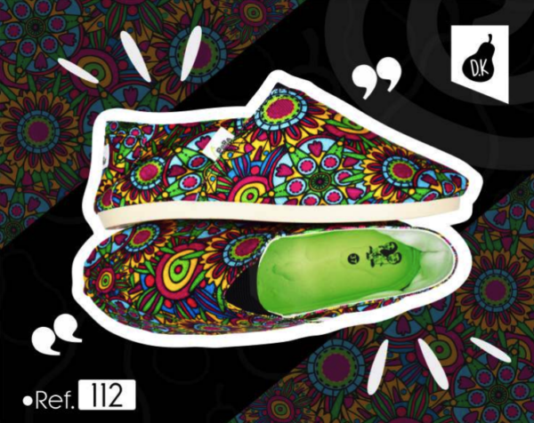 zapatos de colores
