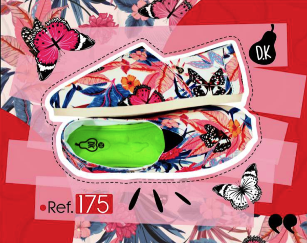 zapatos de mariposas